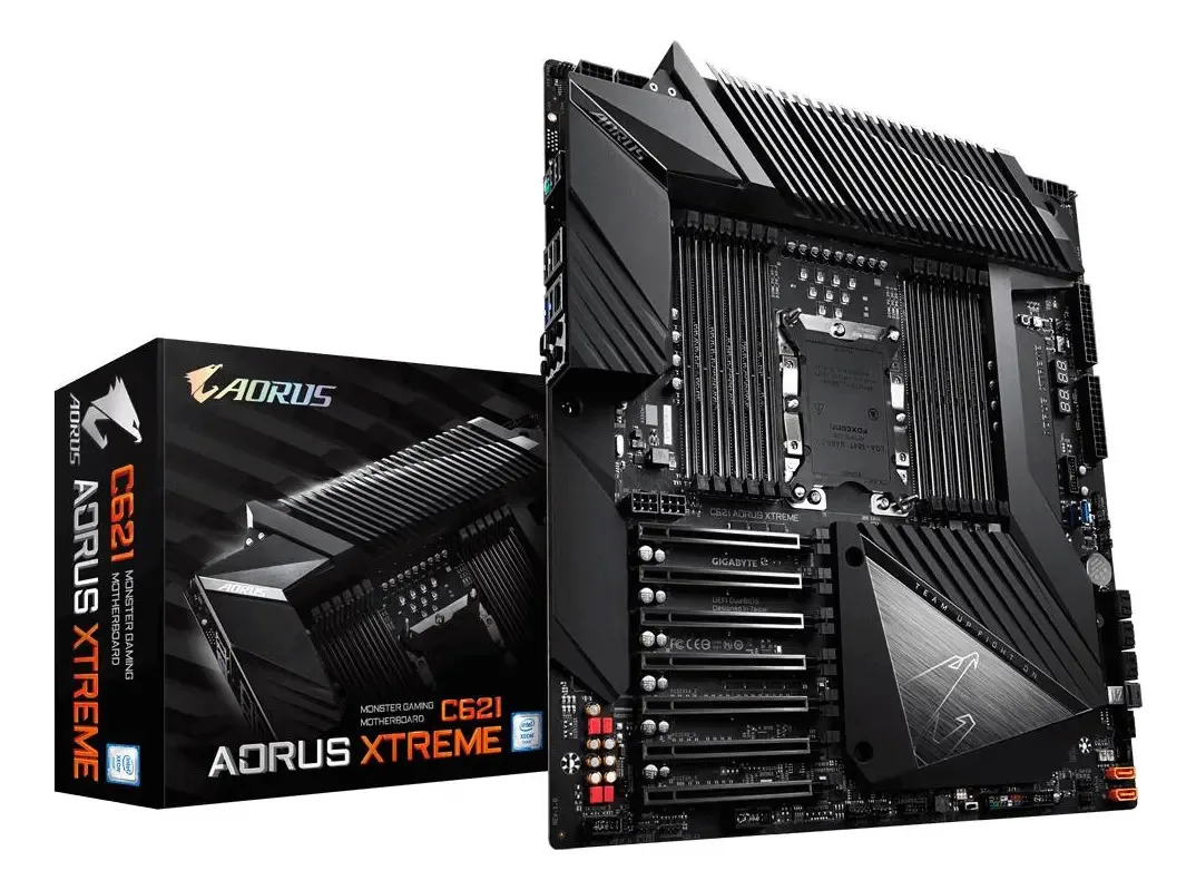 Placa Mãe Gigabyte C621 Aorus Xtreme, Ddr4, Lga3647, E-atx