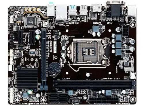 1151 Placa-mãe Intel H110m-s2h Gigabyte Ddr4