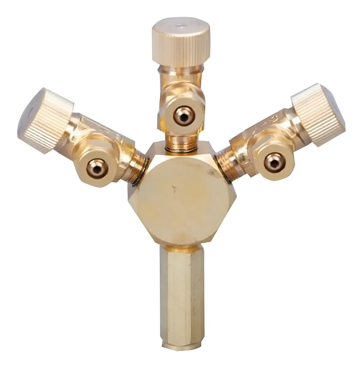 Divisor De CO2 Ista I-567 Com Pressão Ajustável 3 Saídas Aquário