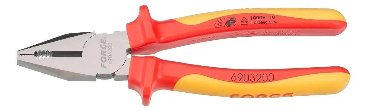 Alicate combinado isolado à força 1000v 8" 200mm
