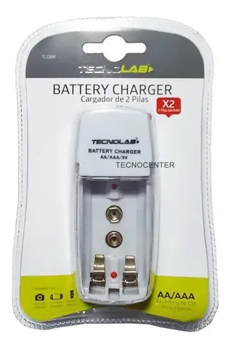 Carregador de bateria Tecnolab Aaa Aaa 9v/Tecnocenter