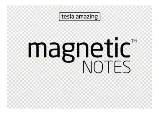 Cor das notas magnéticas - S Cor transparente