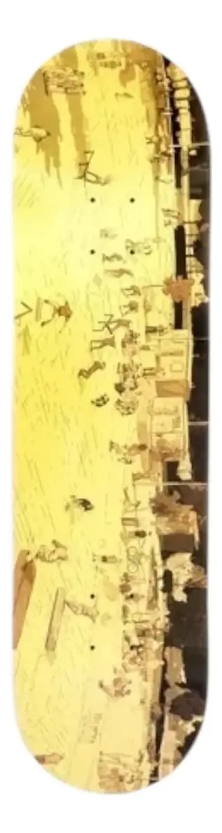 Prancha de skate preta Gangsta Busta 8.25