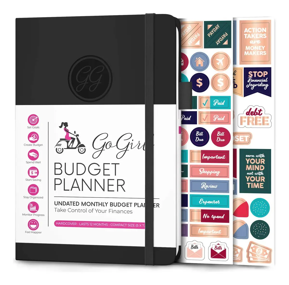 Planejador GoGirl Cor Preta