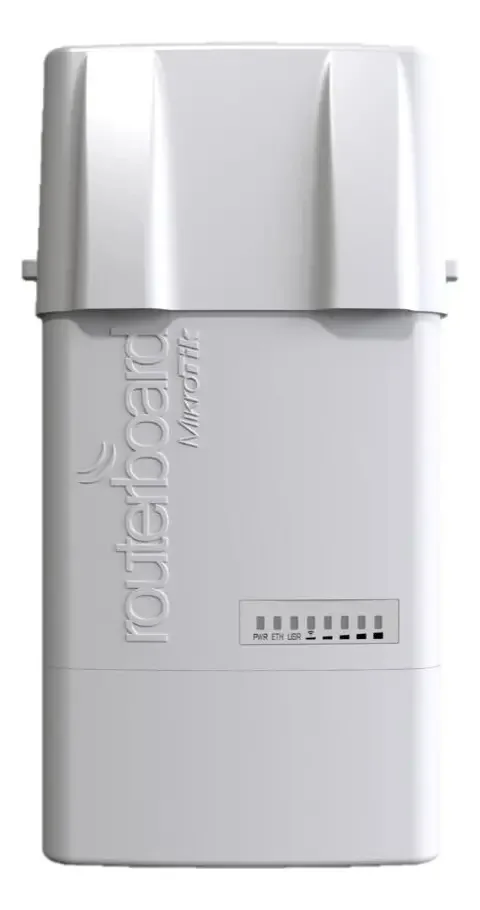 Router MikroTik BaseBox 5 GHz com Conectividade PoE e Slot MiniPCIe