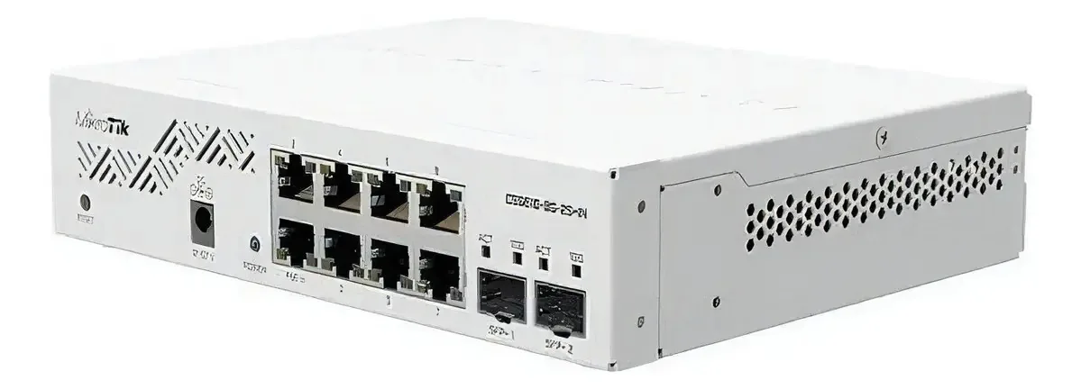 Mikrotik Cloud Smart Switch CSS610-8G-2S+IN Switch Gerenciável 8 Portas Gigabit PoE 2 Portas SFP+ 10Gbps