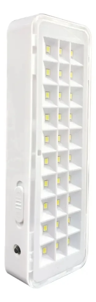 Luzes: Luz de emergência, segurança de bateria recarregável de 30 Leds - Global Electronics Brand
