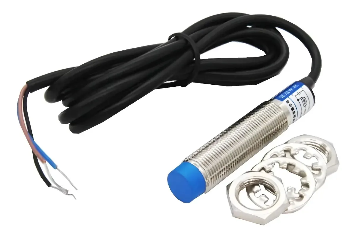 Sensor Indutivo M12 - Detector Metal 4mm Npn 3 Fios 1,40m