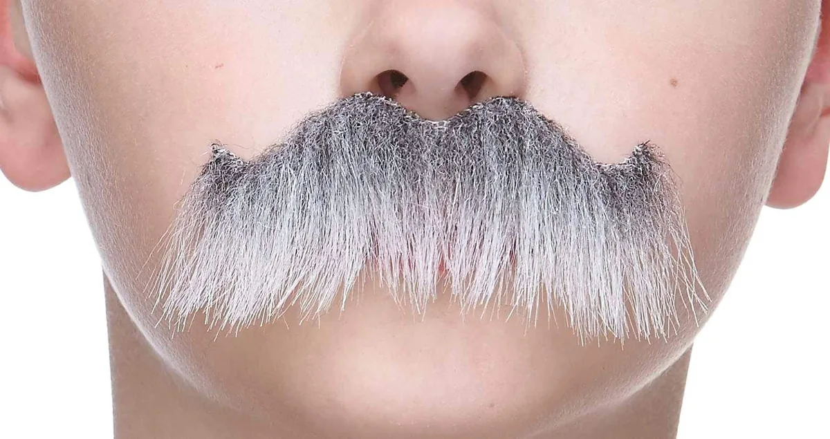 Bigode falso, acessório divertido