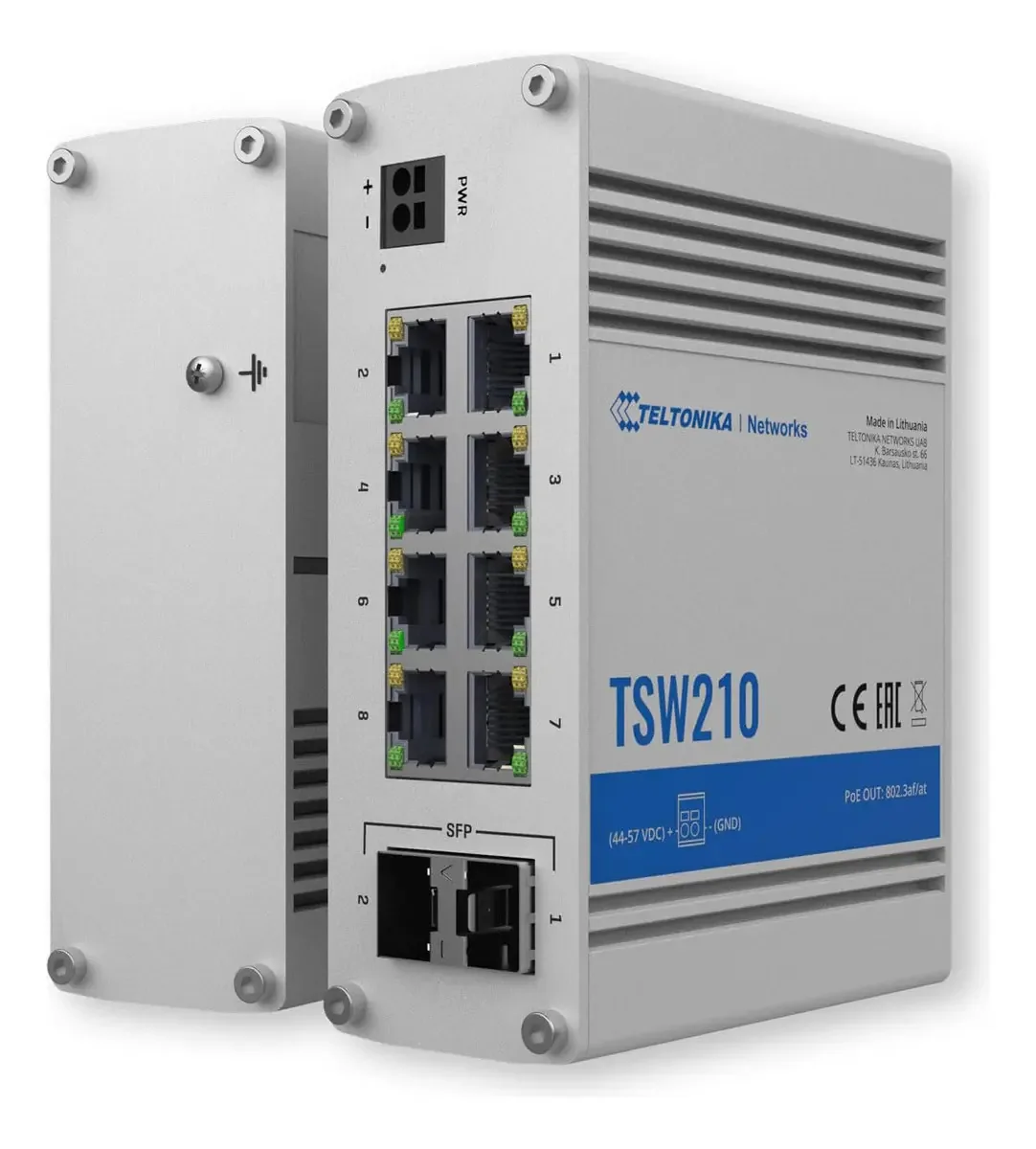 Teltonika Tsw210 Switch Industrial Gswitch 2x Sfp