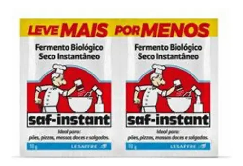 Fermento Biológico Seco Instantâneo Saf-instant Com 20 Uni