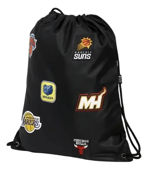 Mochila Nba Urban Sports com equipamento preto ajustável