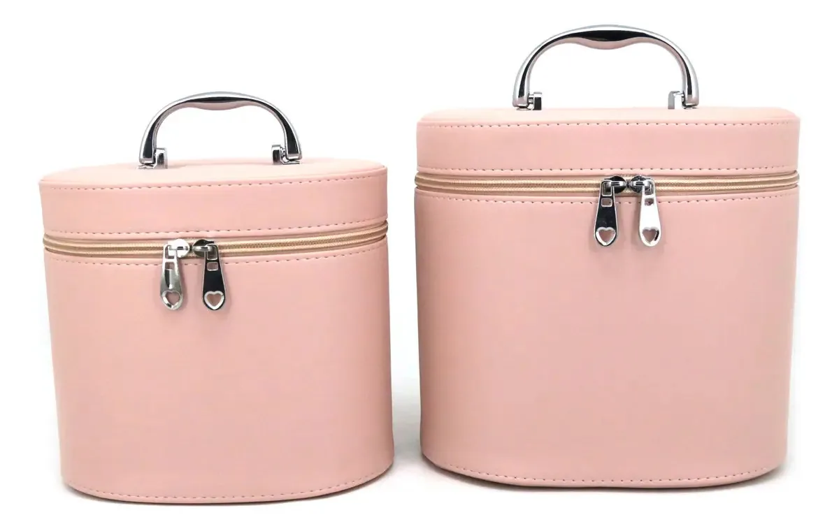 Conjunto organizador X2, acessórios, caixa de joias Bijou Pink Mirror 17726