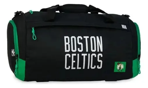 Bolsa para calçados esportivos NBA Basketball cor lisa preto-27658 x 1