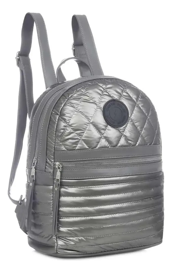 Mochilas urbanas modernas 16185, cor cinza, design Lisa