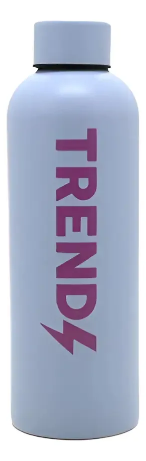 Garrafa esportiva térmica de frio e calor moderna de 500 ml Color Celestet