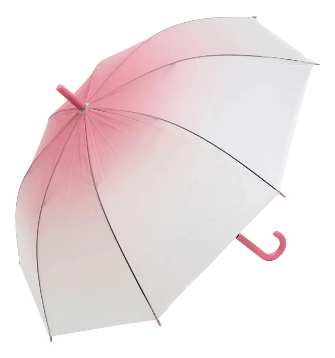 Guarda-chuva infantil moderno rosa liso