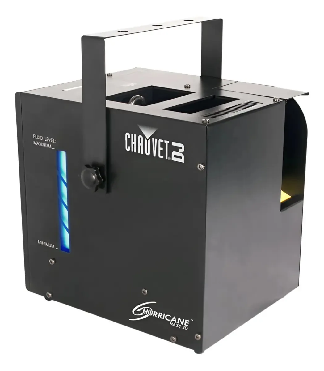 Máquina de fumaça Chauvet Dj Hurricane Haze 2d cor preta