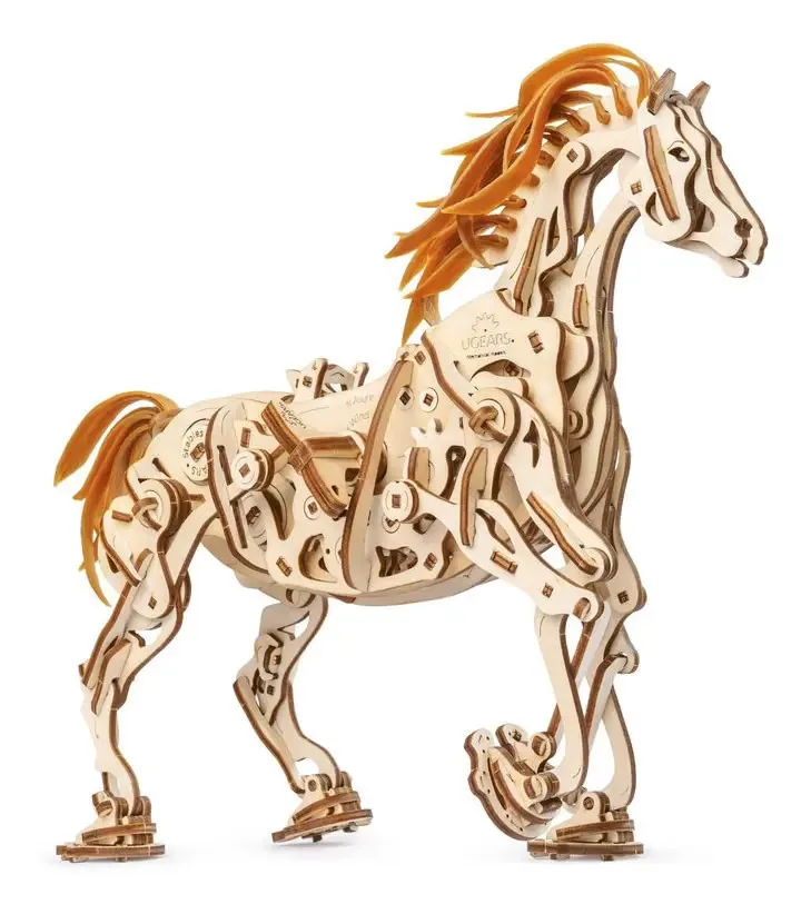Quebra-cabeças 3D Ugears Mechanoid Horse