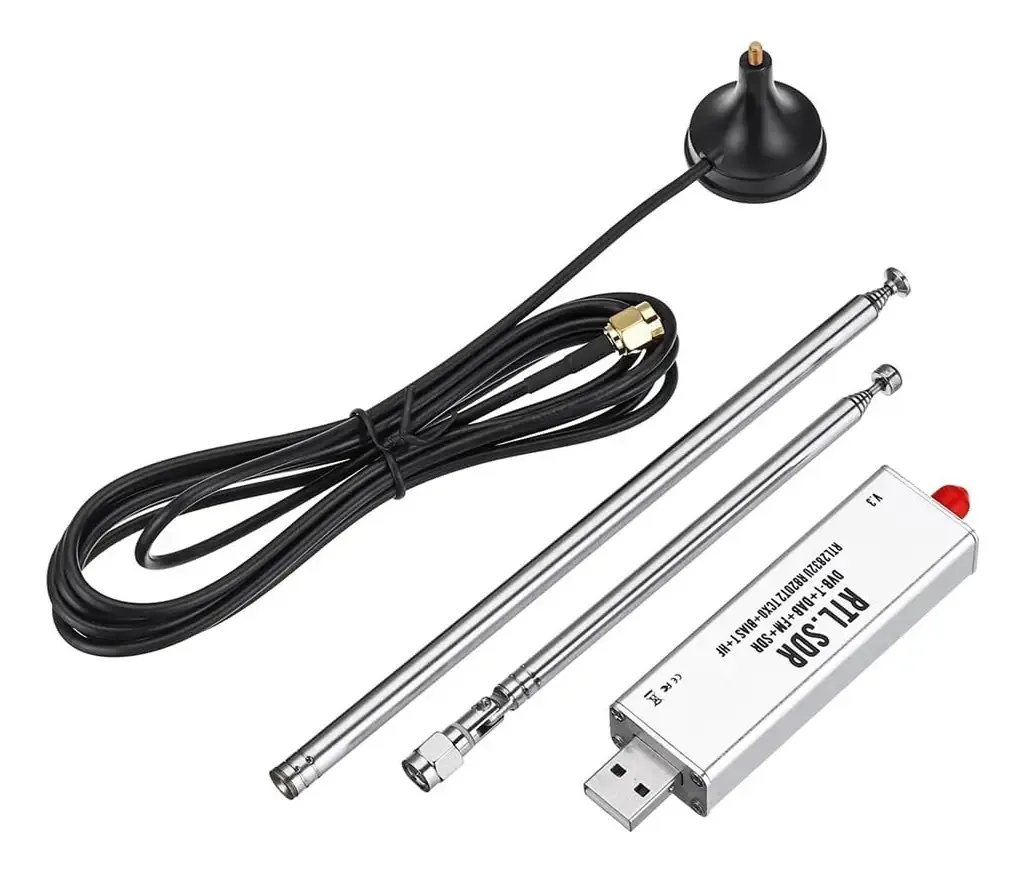 Conjunto de software de rádio Xeodaun 1 Software RTL2832u Receptor SDR DVB-t RTL2832u+R820t2 Receptor RTL-SDR Ads-B