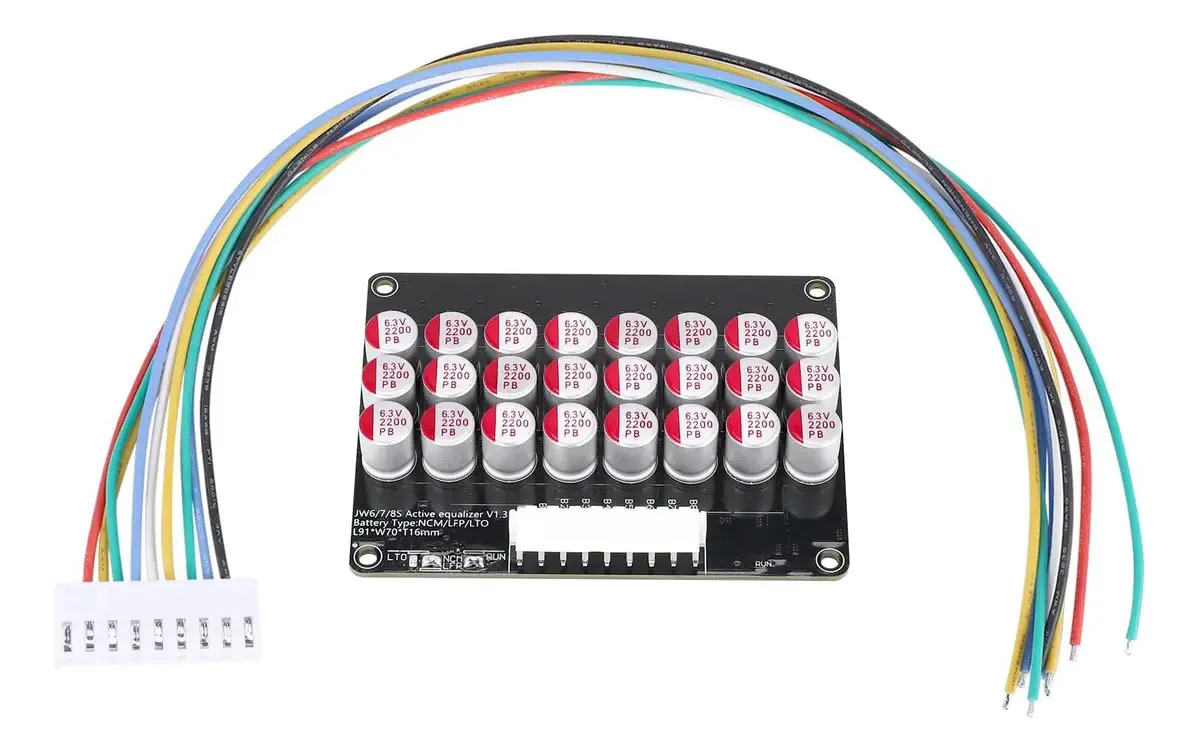 Xeodaun 8s Equalizador Ativo Equalizador Lifepo4 Lipo Lto Capacitor de Equalização de Energia