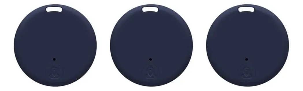 Fuuroottly — Pacote de 3 rastreadores GPS para veículos, localizador de chaves, rastreador GPS, mini rastreador GPS para animais de estimação, cor azul marinho