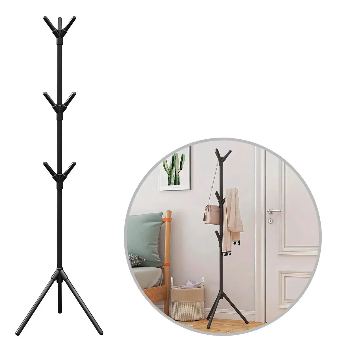 Rack suspenso clássico Armable Stand - Preto