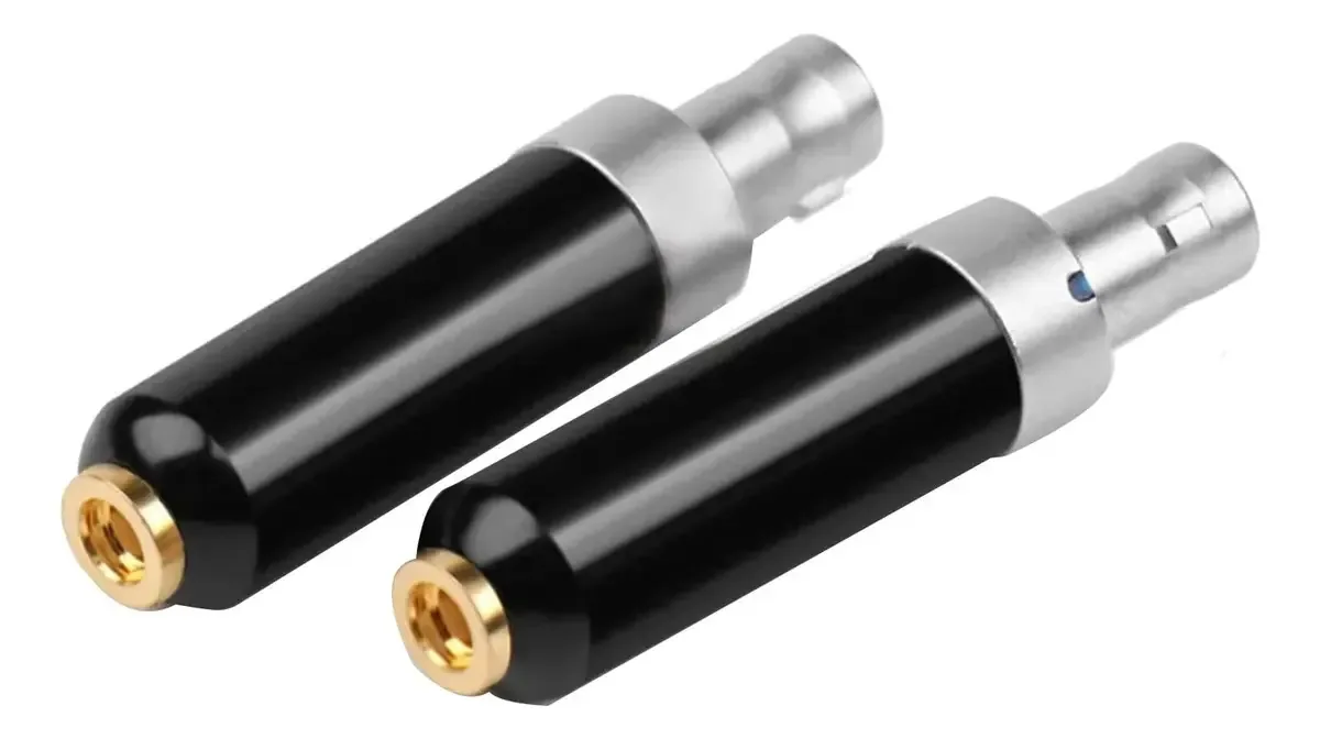 Conversores de fone de ouvido Wemee HD800s Um adaptador fêmea Mmcx Hd820 Hd800 Conector de áudio revestido de Mmcx para microfone