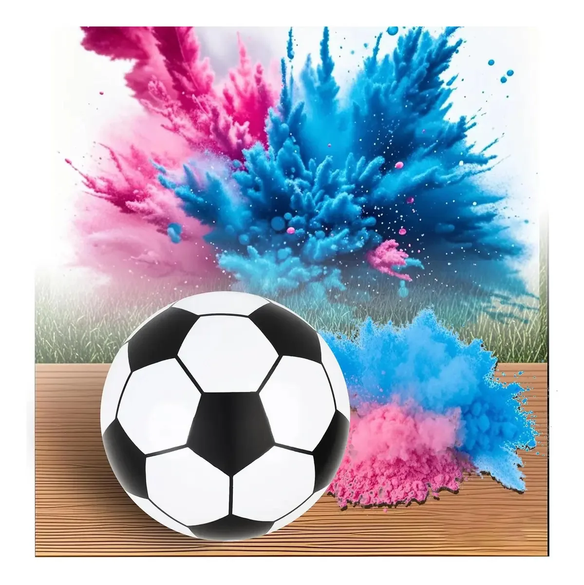Revelation Gender Soccer Ball Sex Blue Pink Dust Ball