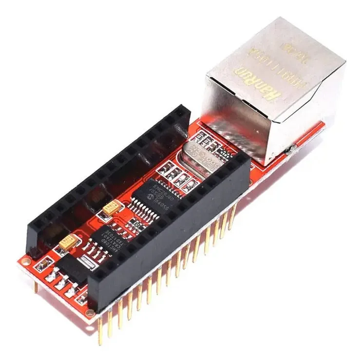 Galaxyelec - Módulo de Servidor Web Compatível com Nano 3.0 Rj45 Enc28j60 Ethernet Shield V1.0