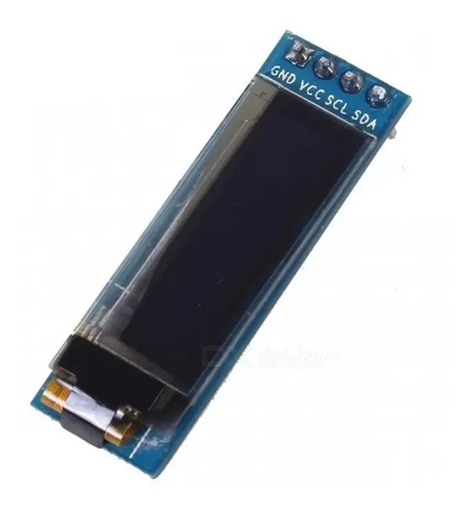 Display OLED WJ 0.91 I2C 128x32 Azul para Projetos Compactos