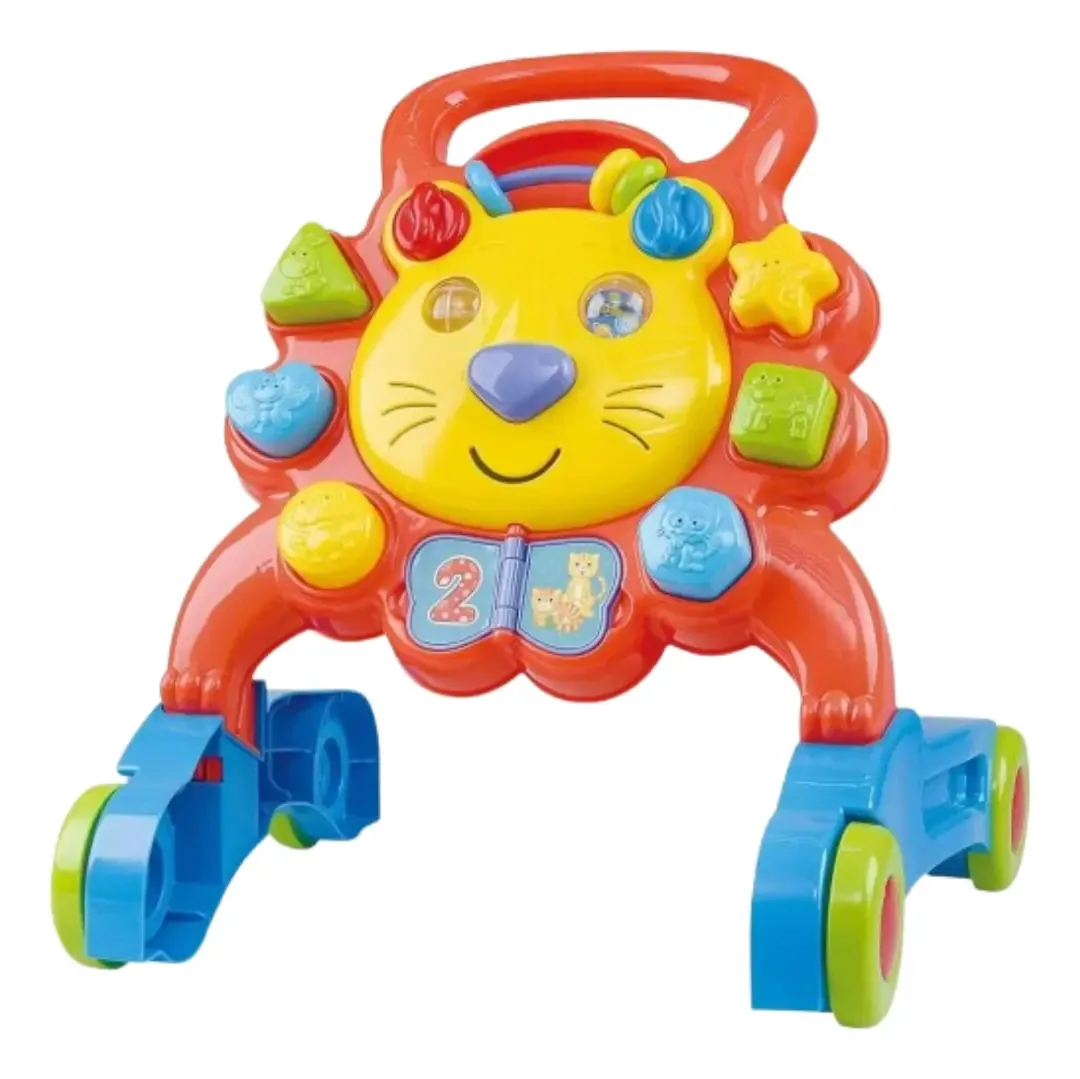 Andador Leão Com Atividades Playgo