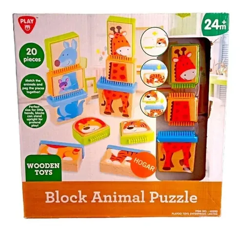 Brinquedo para bebês Arma All Animal Blocks