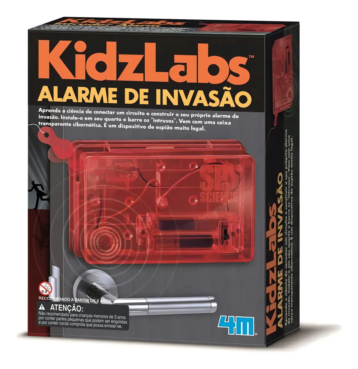 Kit Alarme De Invasão - 4m - Brinquedo Educativo