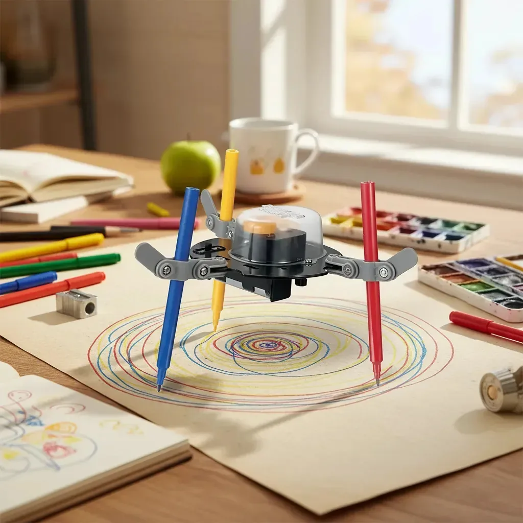 Brinquedo Robô Artista - art Brink Cor Amarelo