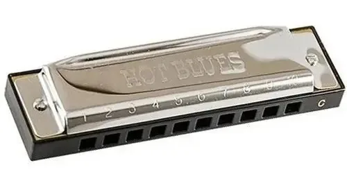 Gaita De Boca Stage Hb01 Harmonica C Cinza-claro