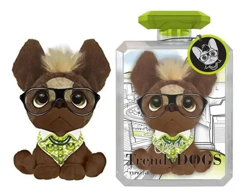 Cães modernos, cães perfumados com óculos
