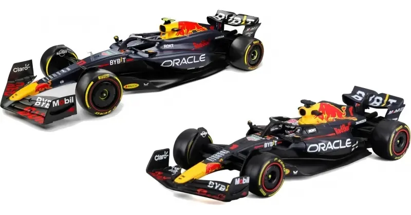 Miniatura F1 Redbull Racing Rb20 2024 Pack2 Pilotos Bbuarago Azul-escuro