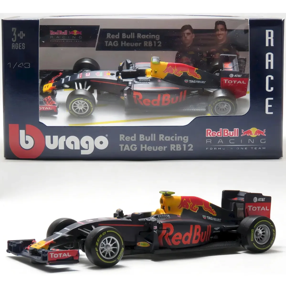 Carro/caminhonete Em Miniatura Bburago Rb12 1:43 Preto