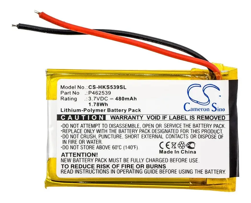 Bateria para Harman Kardon Soho HKS539sl 480mah 3.7v