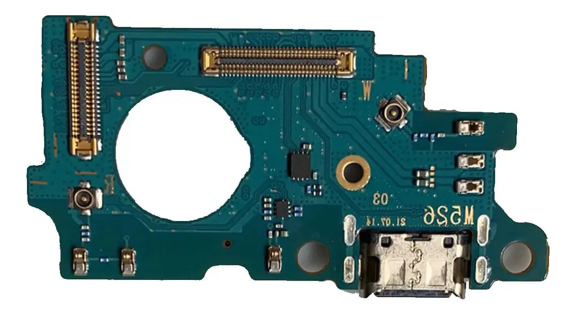 Placa De Carga Usb Microfone Para Galaxy M52 M526