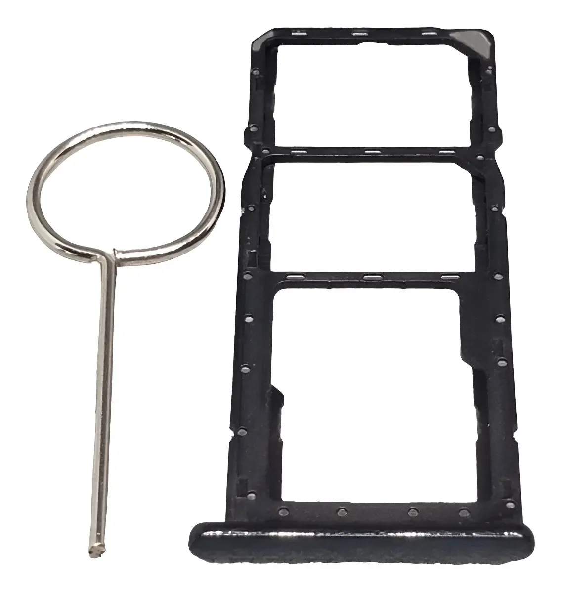 Gaveta Chip Dual SIM Moto One XT1941 XT1942 P30 Play Preta