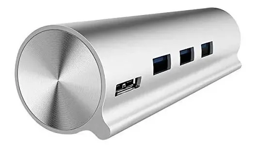 Hub de adaptador USB C para USB 3.0 5 em 1 e leitor de cartão SD