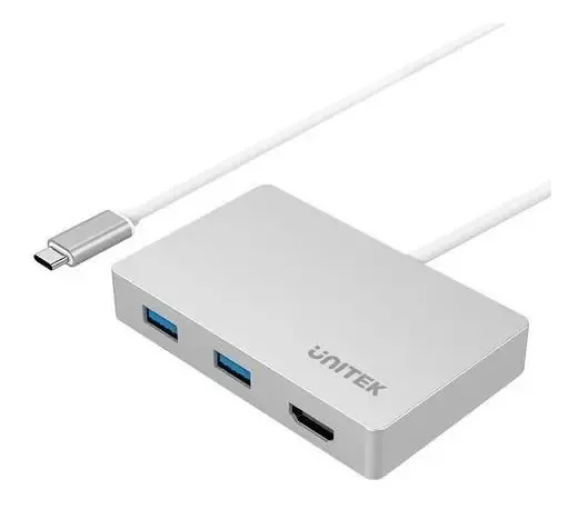 Adaptador de hub Usb C 3.1 A Hdmi/Usb A 3.0/Usb C - Unitek
