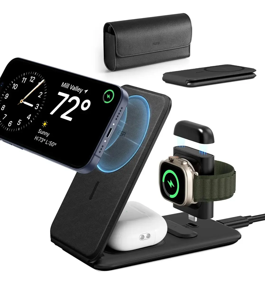 Carregador para smartwatch ESR PD0202UC preto