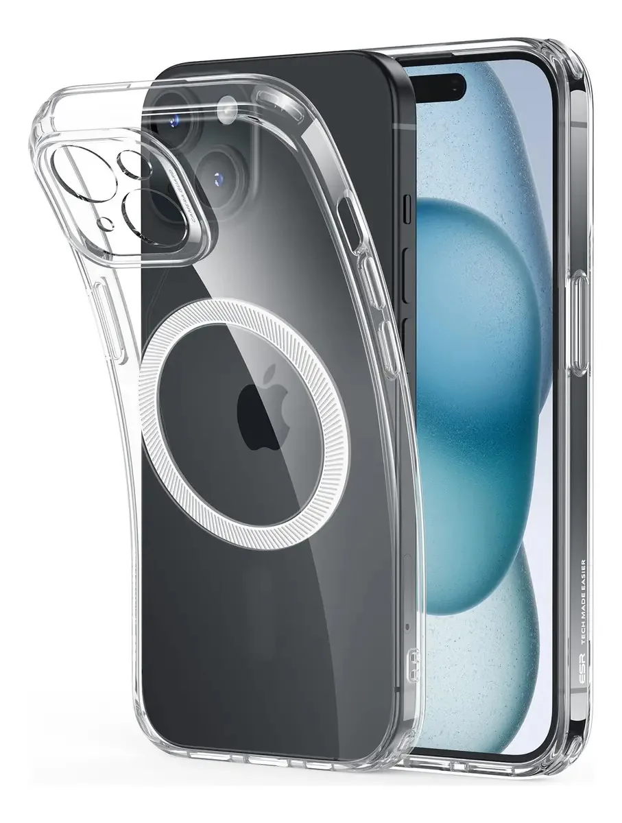 Capa de telefone ESR Zero Series para iPhone 15 Plus Transp