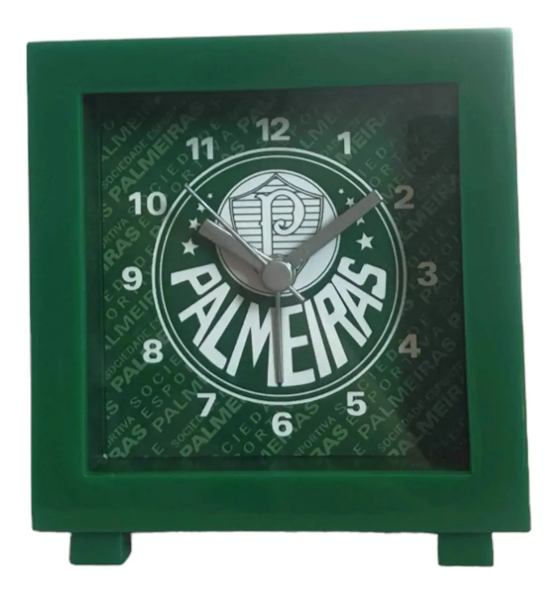 Relógio Despertador Licenciado Palmeiras Presente Decorativo