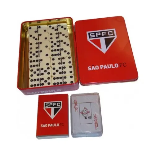 Jogo Domino C/2 Baralhos Sao Paulo