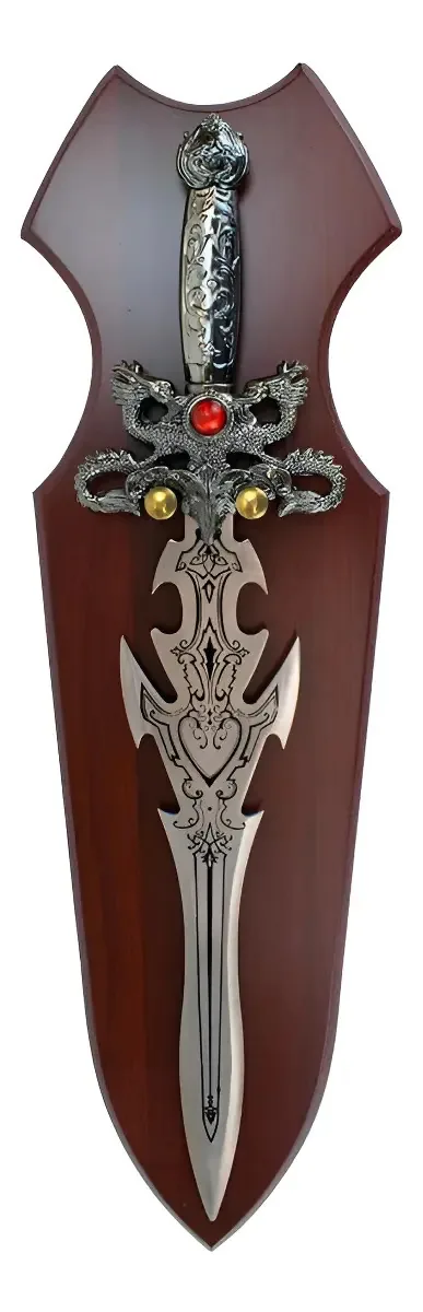 Espada Decorativa Suporte Parede 56x17x4cm
