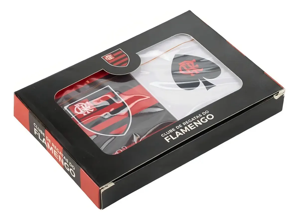 Mileno Flamengo Baralho Plástico Pôquer 2 Decks à Prova D'Água